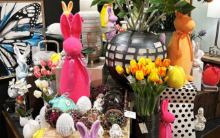 Easter Decor at Eclectic Home in The Heights